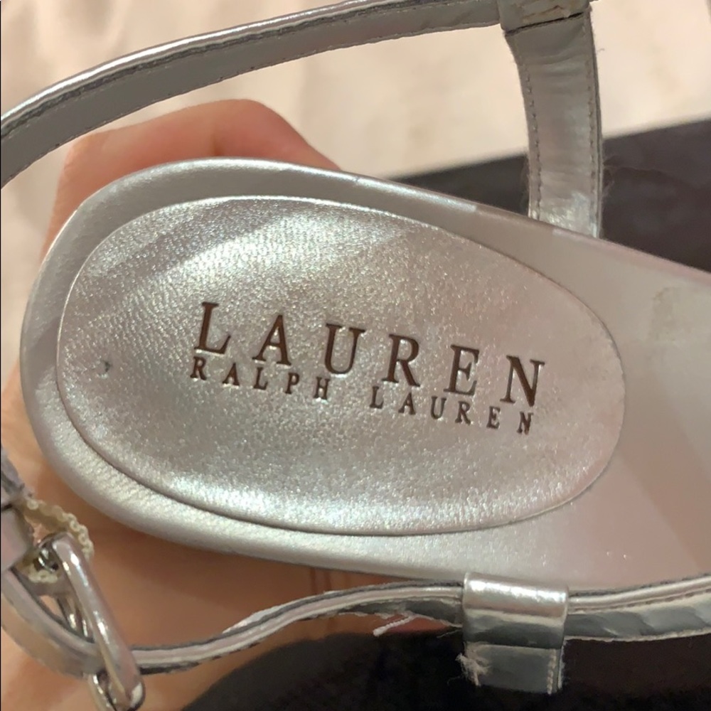 Silver sandal wedges - Picture 10 of 14